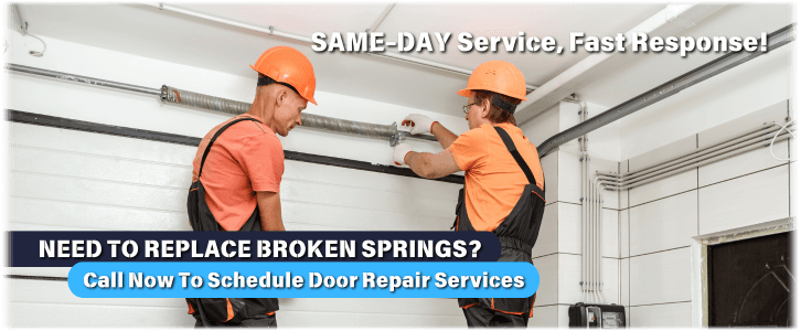 Broken Garage Door Spring Knoxville